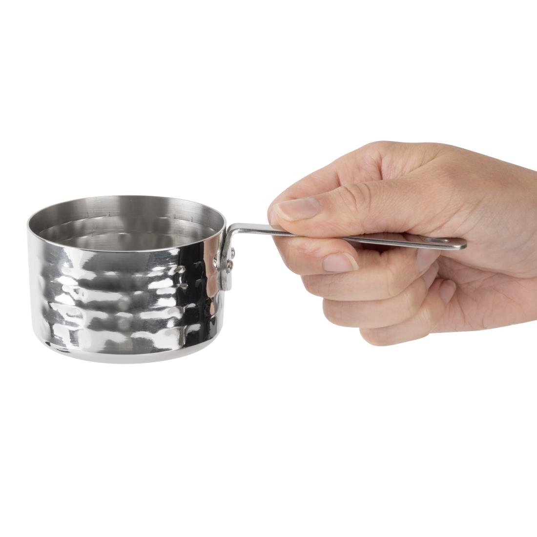 Mini casserole de présentation martelée Olympia 70 mm - NISBETS