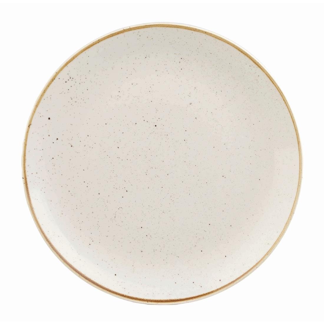 Assiettes rondes Churchill Stonecast Barley White 165mm (Lot de 12)