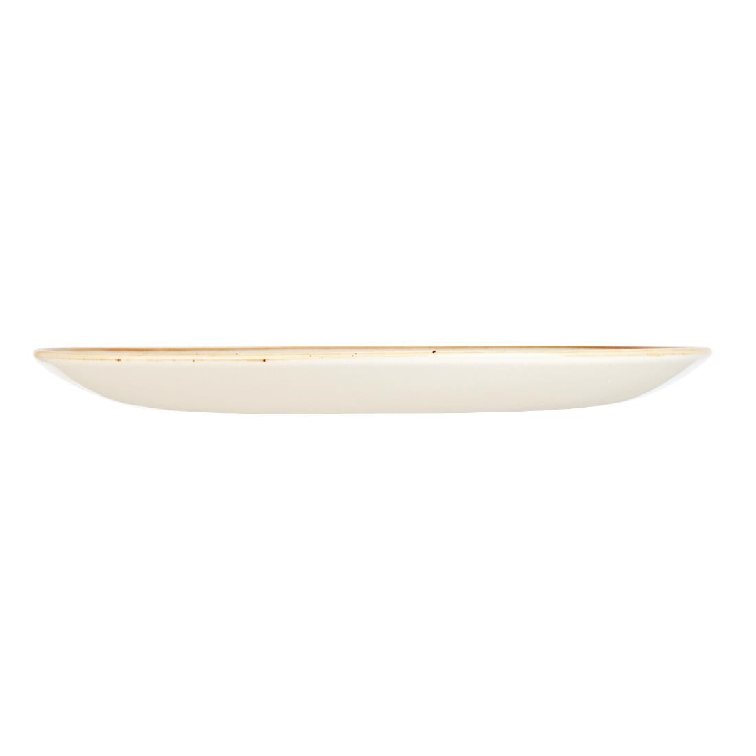 Assiettes rondes Churchill Stonecast Barley White 217mm (Lot de 12)