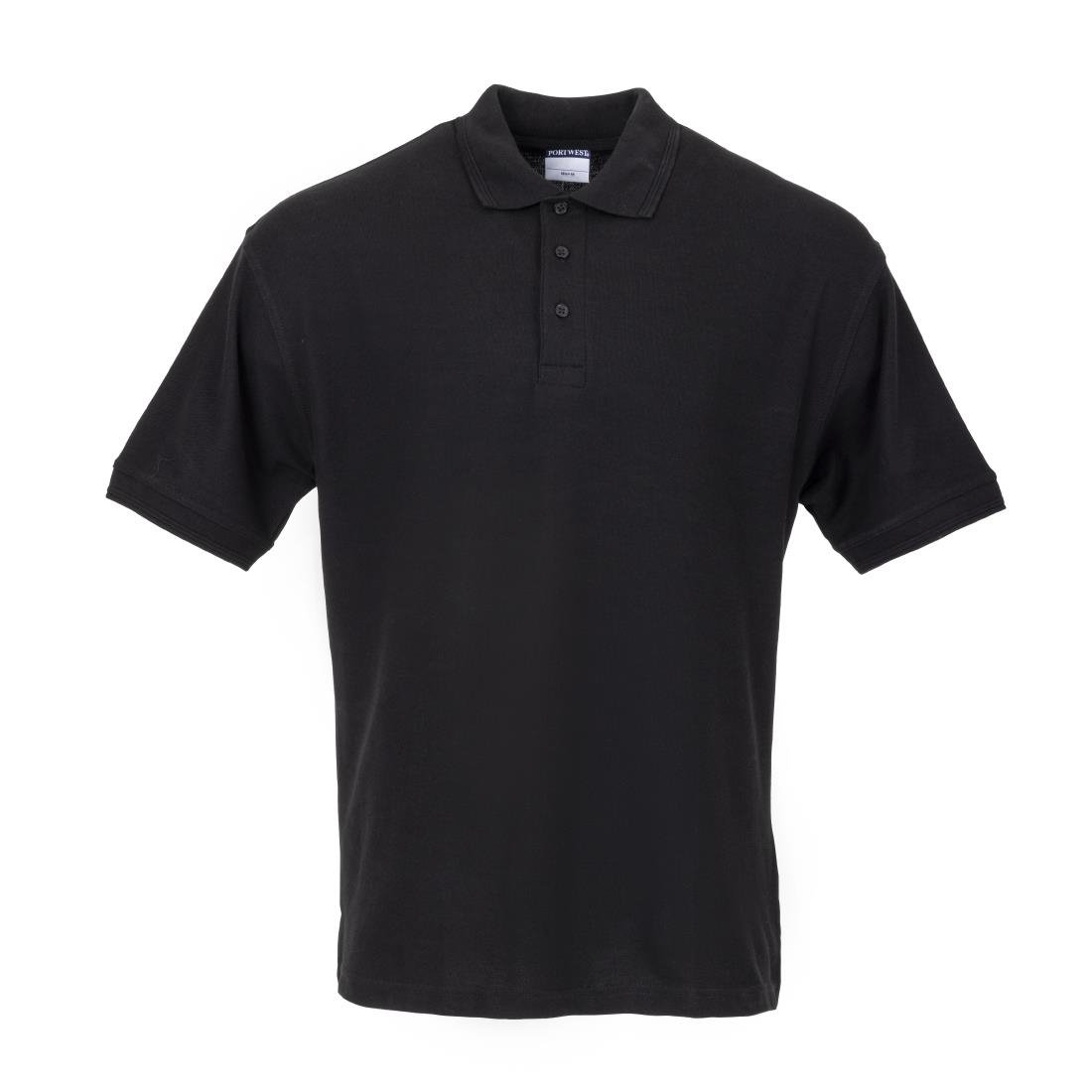 Polo mixte noir L - NISBETS