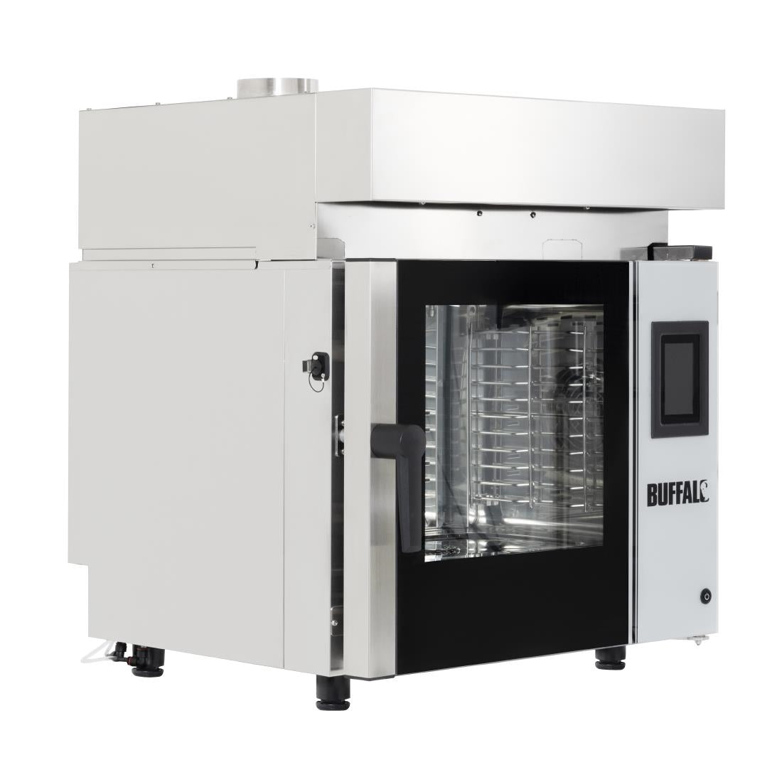 Hotte d'extraction pour four combiné compact à écran tactile Buffalo 6 x GN 1/1 CK110