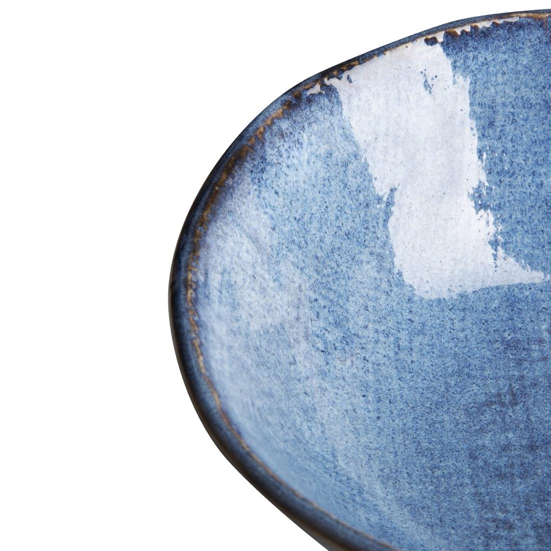 Bols plats Olympia Denim Blue 160 mm (lot de 6)