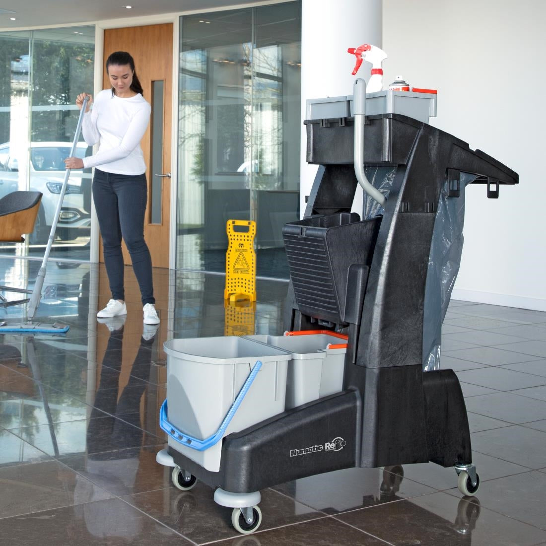 Chariot de nettoyage Numatic Compacte ReFlo MULTI-Matic MM4