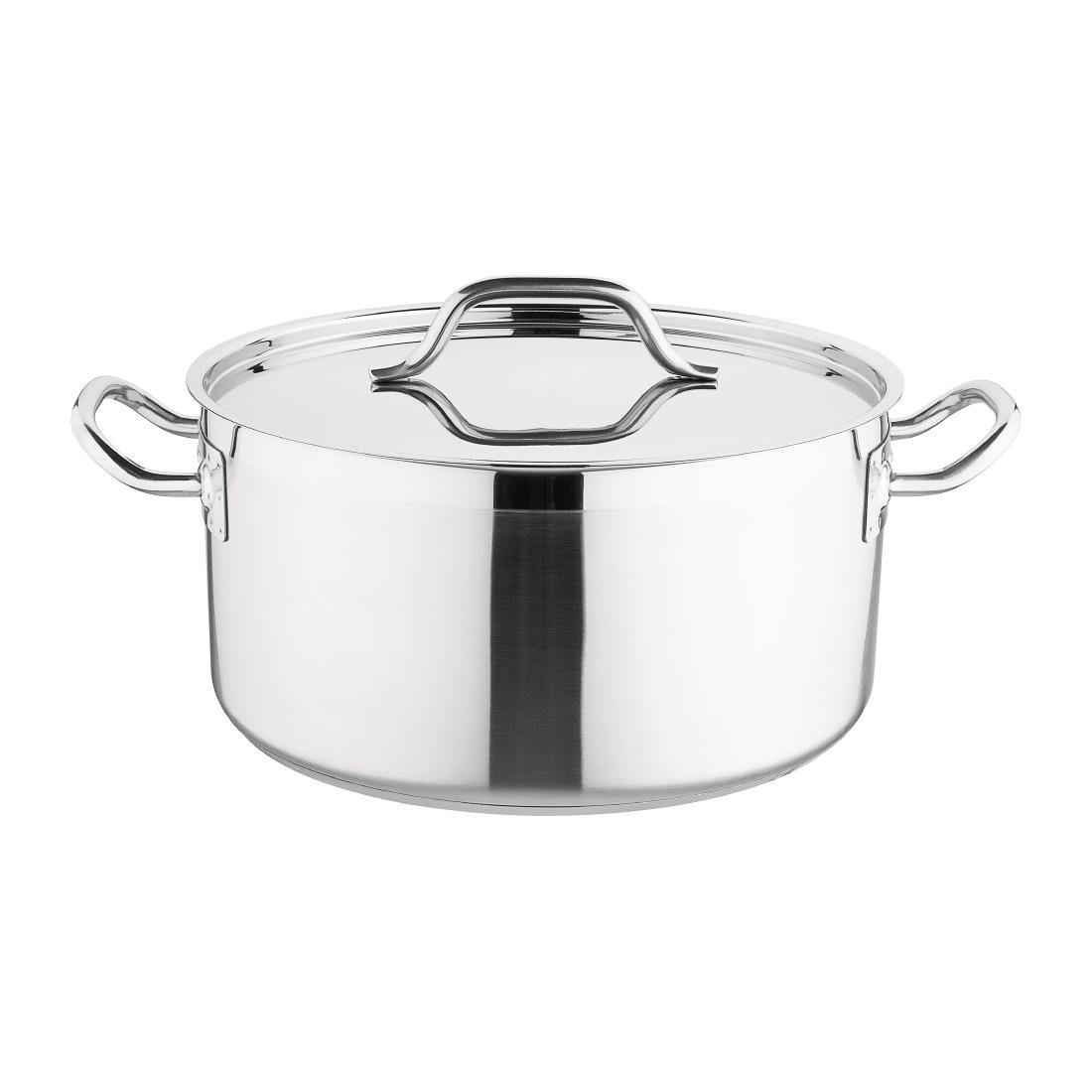 Braisière inox avec couvercle Nisbets Essentials 32 cm