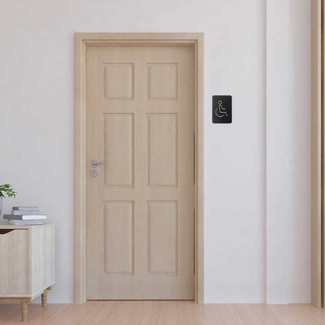 Plaque signalétique noire Europel PMR