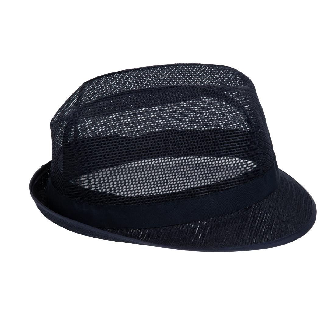 Chapeau Trilby bleu marine - NISBETS