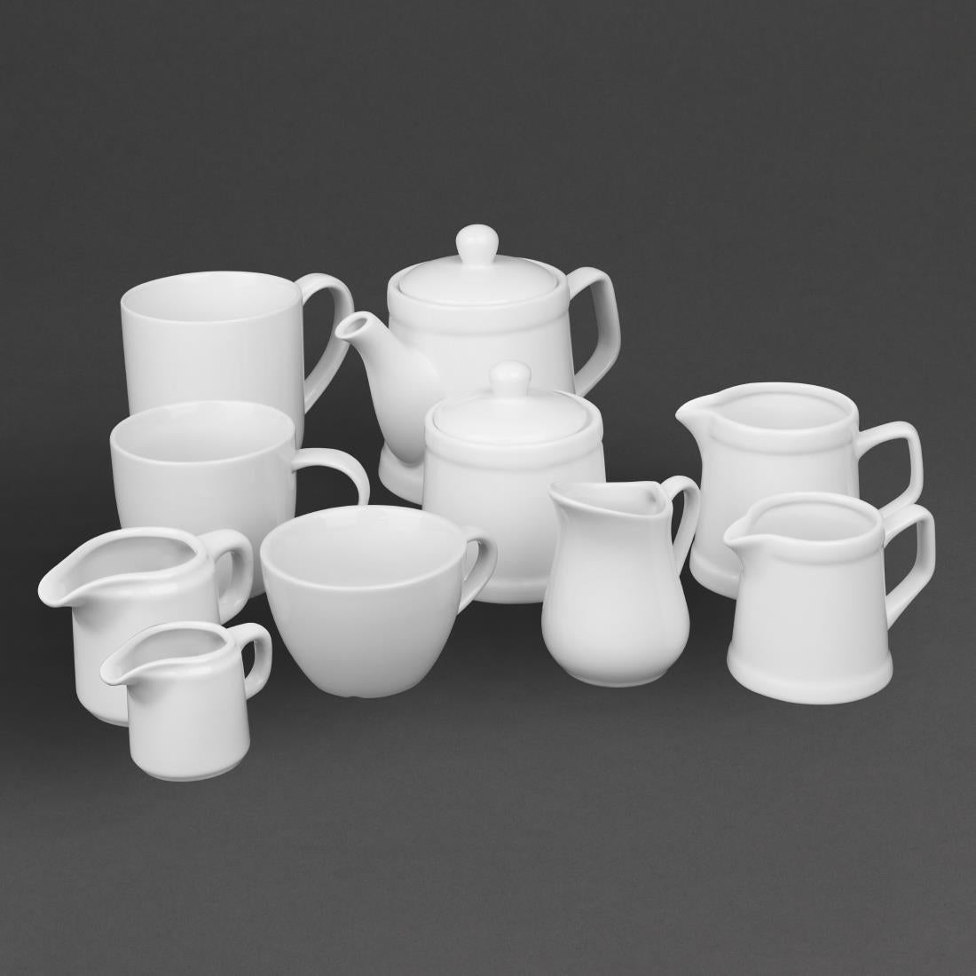 Grands mugs ronds Olympia Whiteware 410ml (lot de 6)