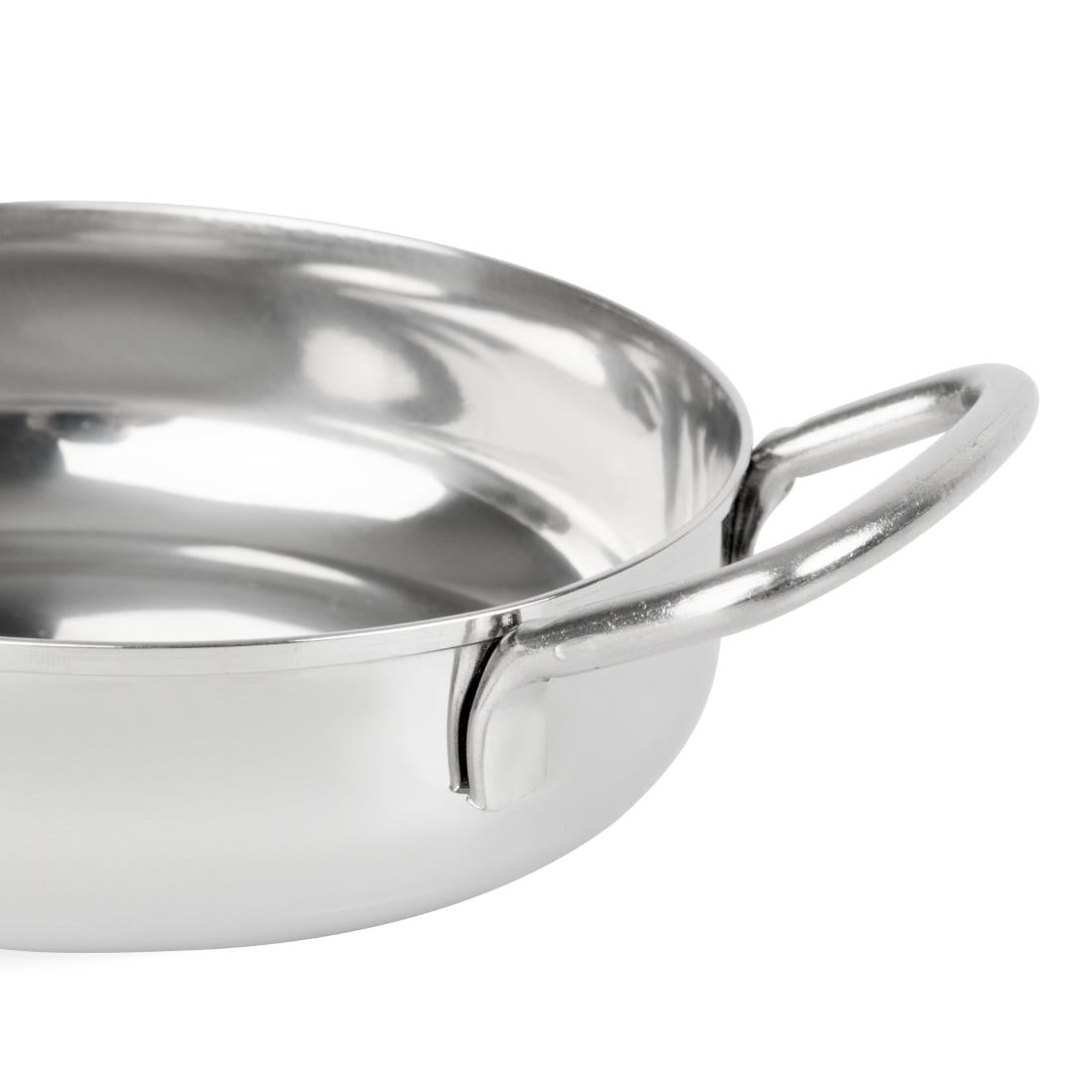 Plat en inox double poignée Olympia Table Presentation 125 mm