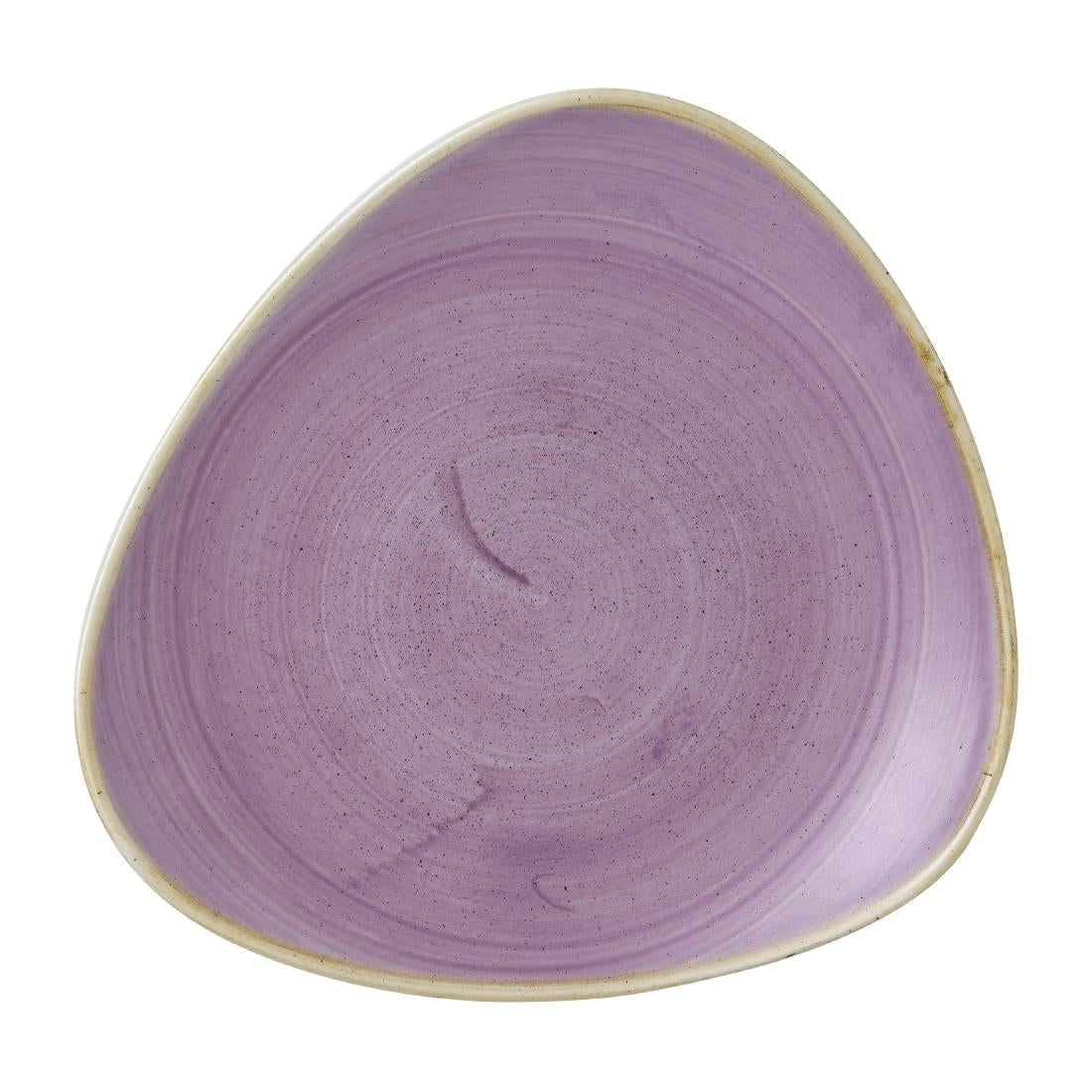 Assiettes triangulaires Churchill Stonecast Lavender Lotus 228mm (Lot de 12)