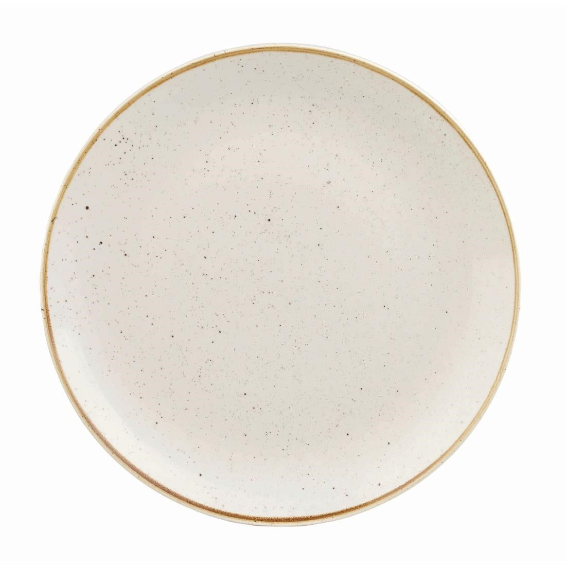 Assiettes rondes Churchill Stonecast Barley White 217mm (Lot de 12)