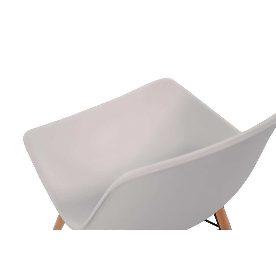 Chaise moulée PP avec structure métallique Arlo Bolero - NISBETS
