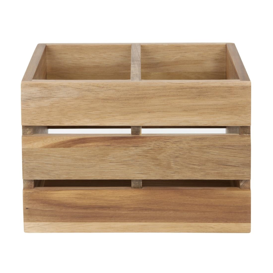 Organisateur de table en bois d'acacia Olympia 210x160x150mm