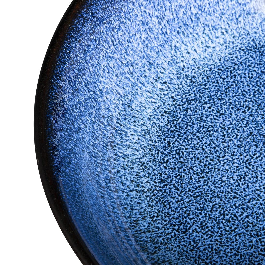 Bols plats Olympia Luna bleu nuit 210 mm (lot de 4)