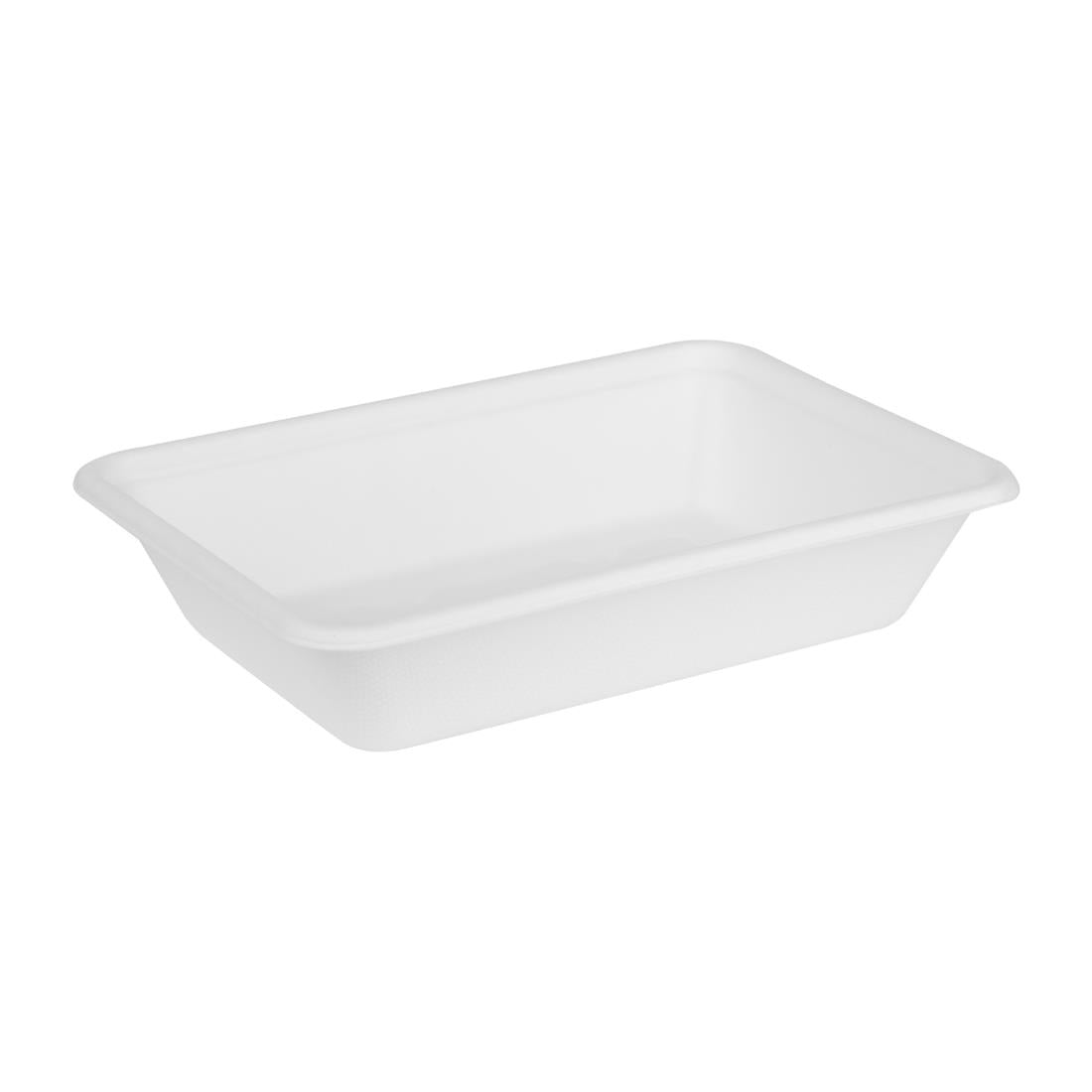 Barquettes alimentaires en bagasse Fiesta Compostable 500ml (lot de 100)
