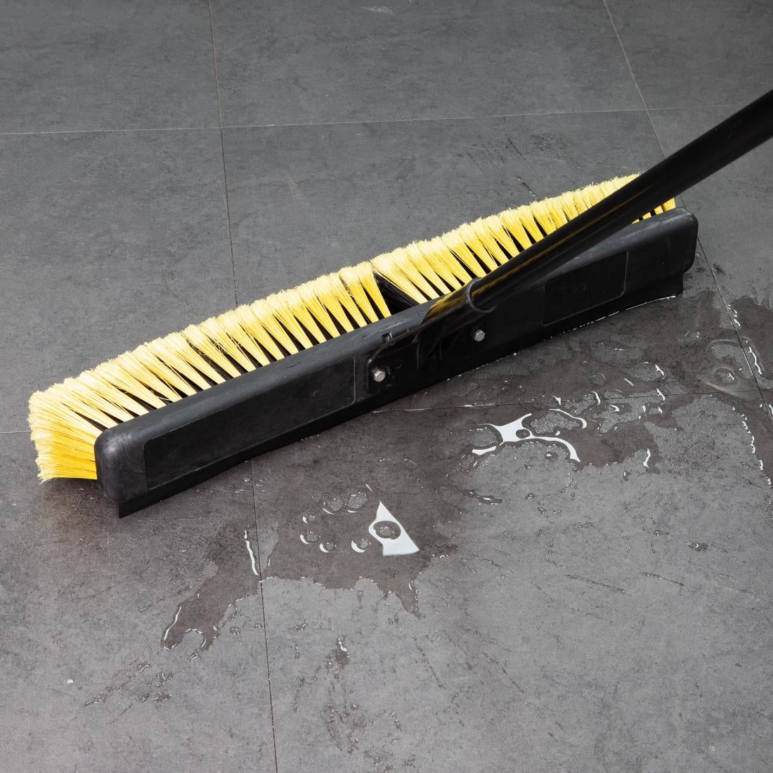 Set balai et manche robuste avec raclette Jantex 1677mm