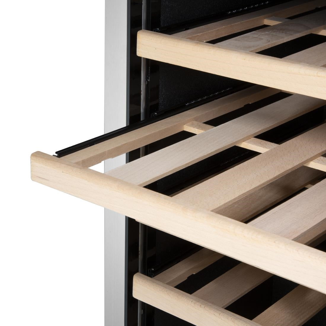 Cave à vin bi-zone Polar Série G inox 172 bouteilles