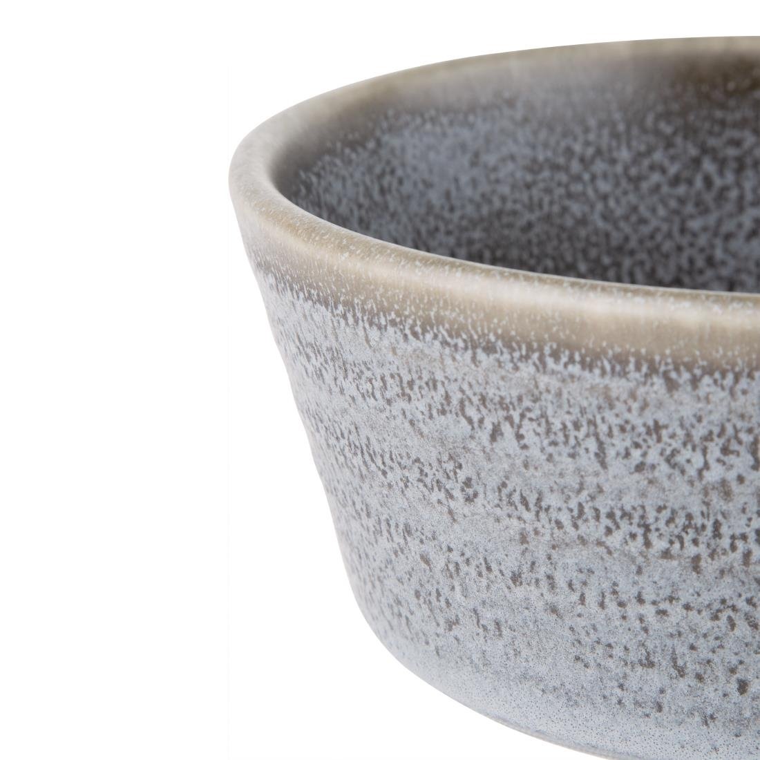 Bols plats ronds anthracite Olympia Cavolo 143mm (lot de 6)