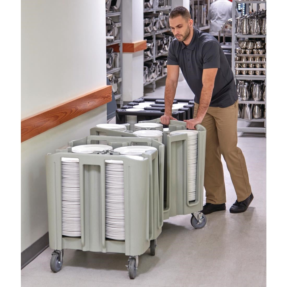 Chariot ajustable à assiettes Cambro Série S