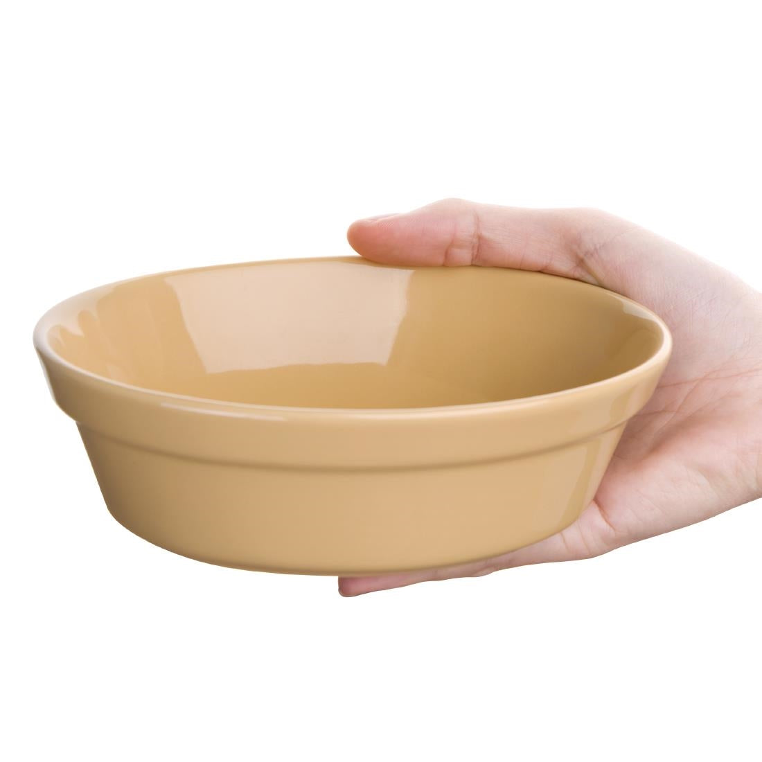 Plats à gratin ovales Olympia Stoneware 161 x 116mm (Lot de 6) - NISBETS