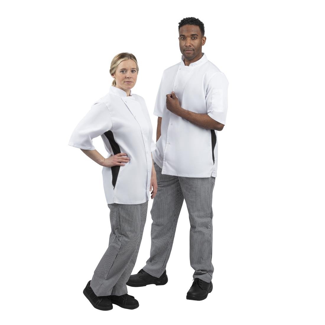 Veste de cuisine mixte Whites Nevada blanche - NISBETS