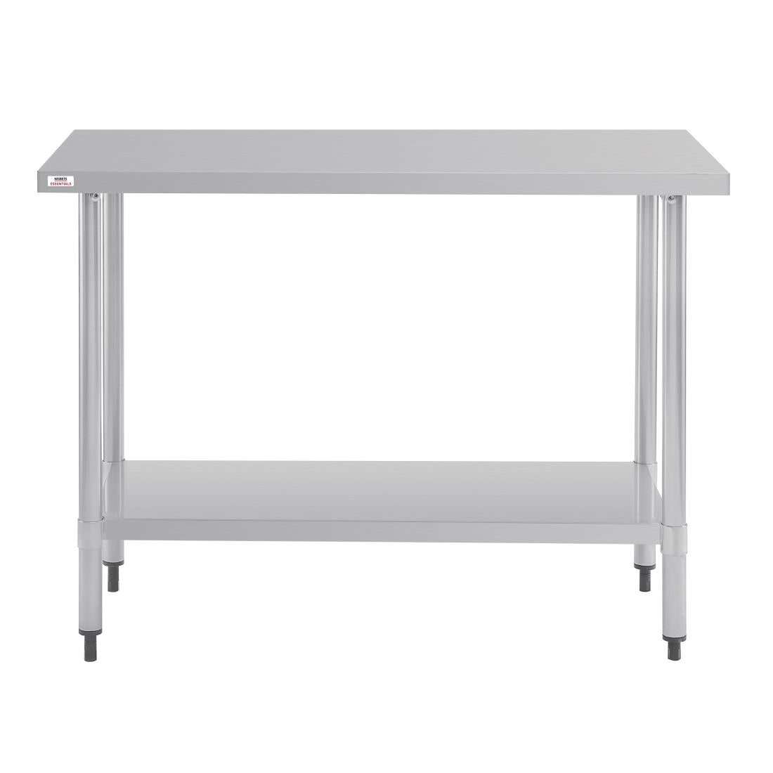 Table inox Nisbets Essentials 120 x 60 cm - NISBETS