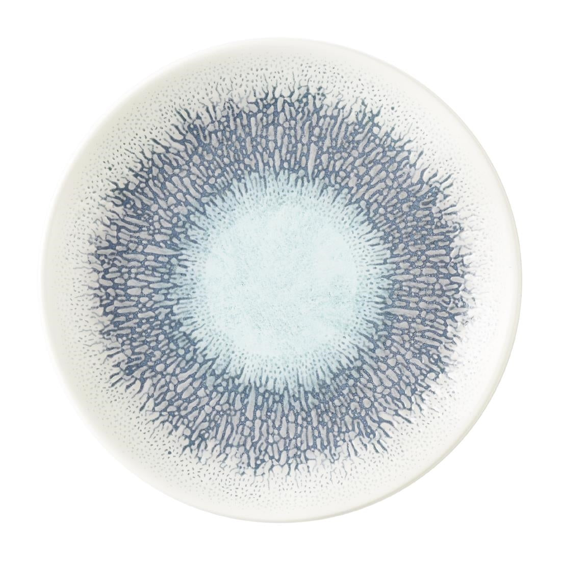 Assiettes rondes Churchill Studio Prints Fusion Blue 165mm (Lot de 12)