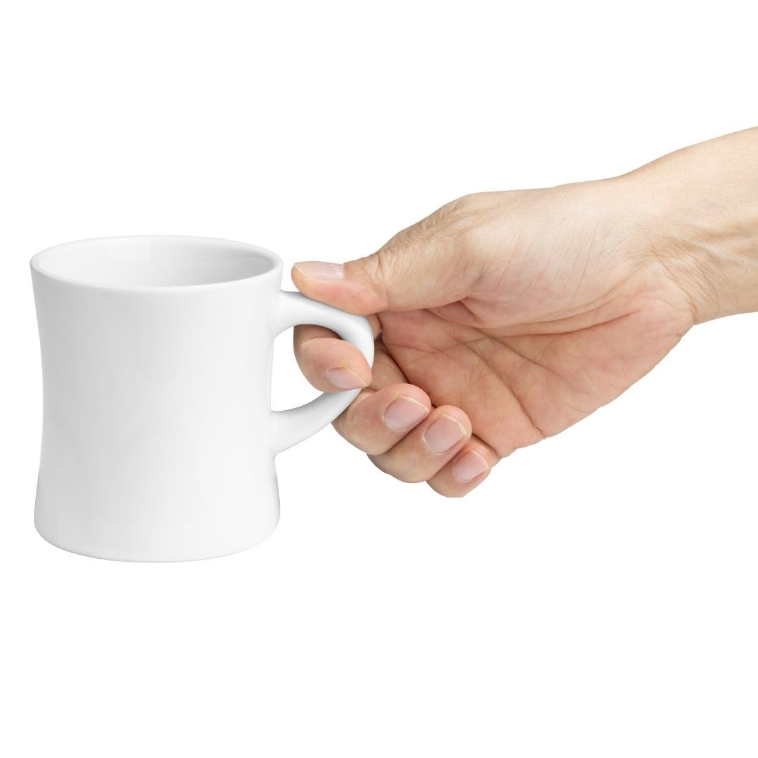 Mugs Olympia blancs 300 ml (lot de 6) - NISBETS