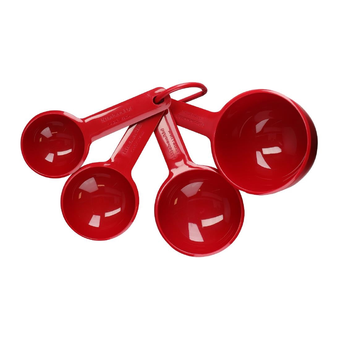 Tasses doseuses KitchenAid rouge empire (lot de 4)