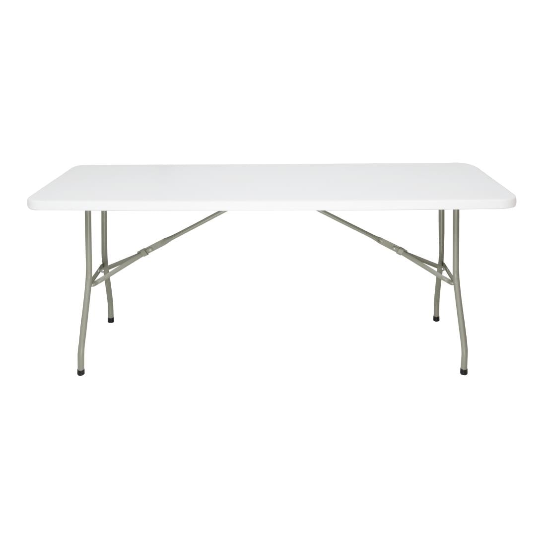 Table pliante rectangulaire Bolero blanche 1,8m - NISBETS