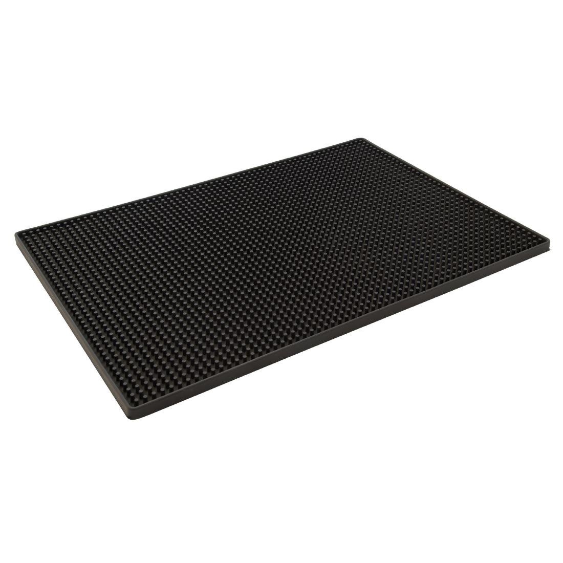 Tapis de bar Beaumont noir 300 x 450 mm - NISBETS
