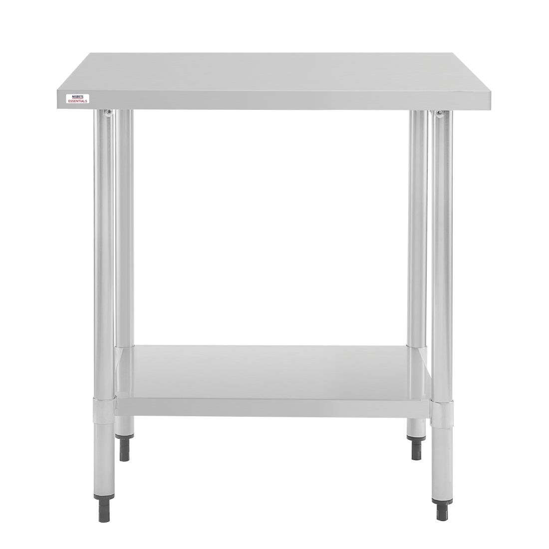 Table inox Nisbets Essentials 80 x 60 cm