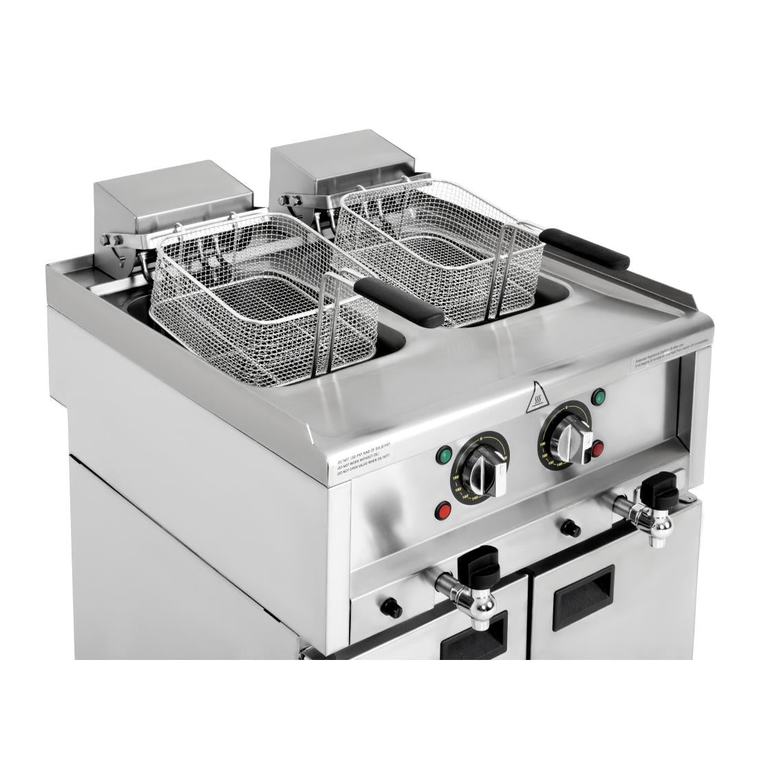 Friteuse électrique double cuve Buffalo Série 600 2x 8L