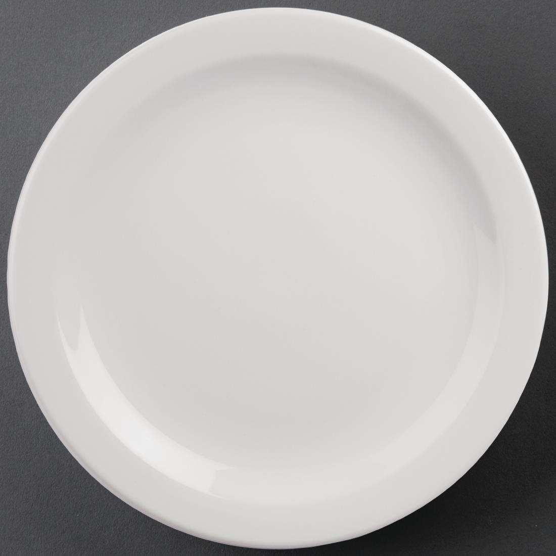 Assiettes À Bord Étroit Olympia Athena 284mm (Lot de 6) - NISBETS