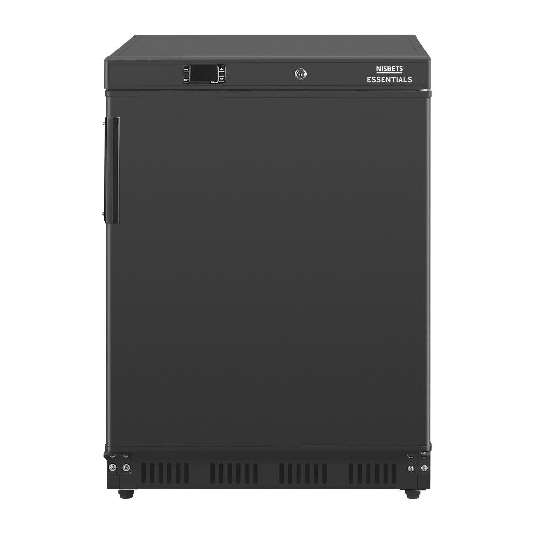Dessous de comptoir réfrigéré positif Nisbets Essentials noir 129L - NISBETS