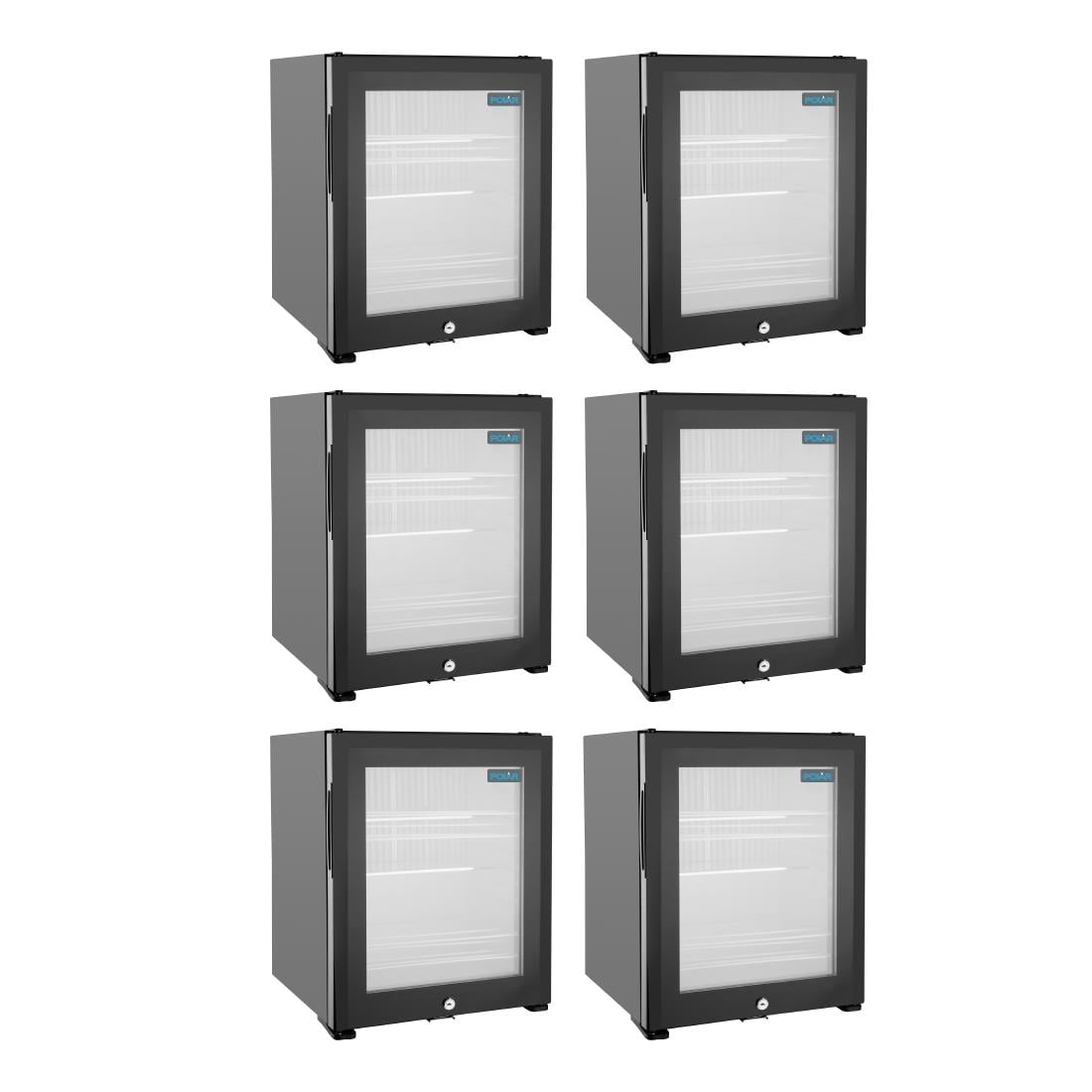 Mini bars de chambre d'hôtel Polar Série G 29L (lot de 6) - NISBETS