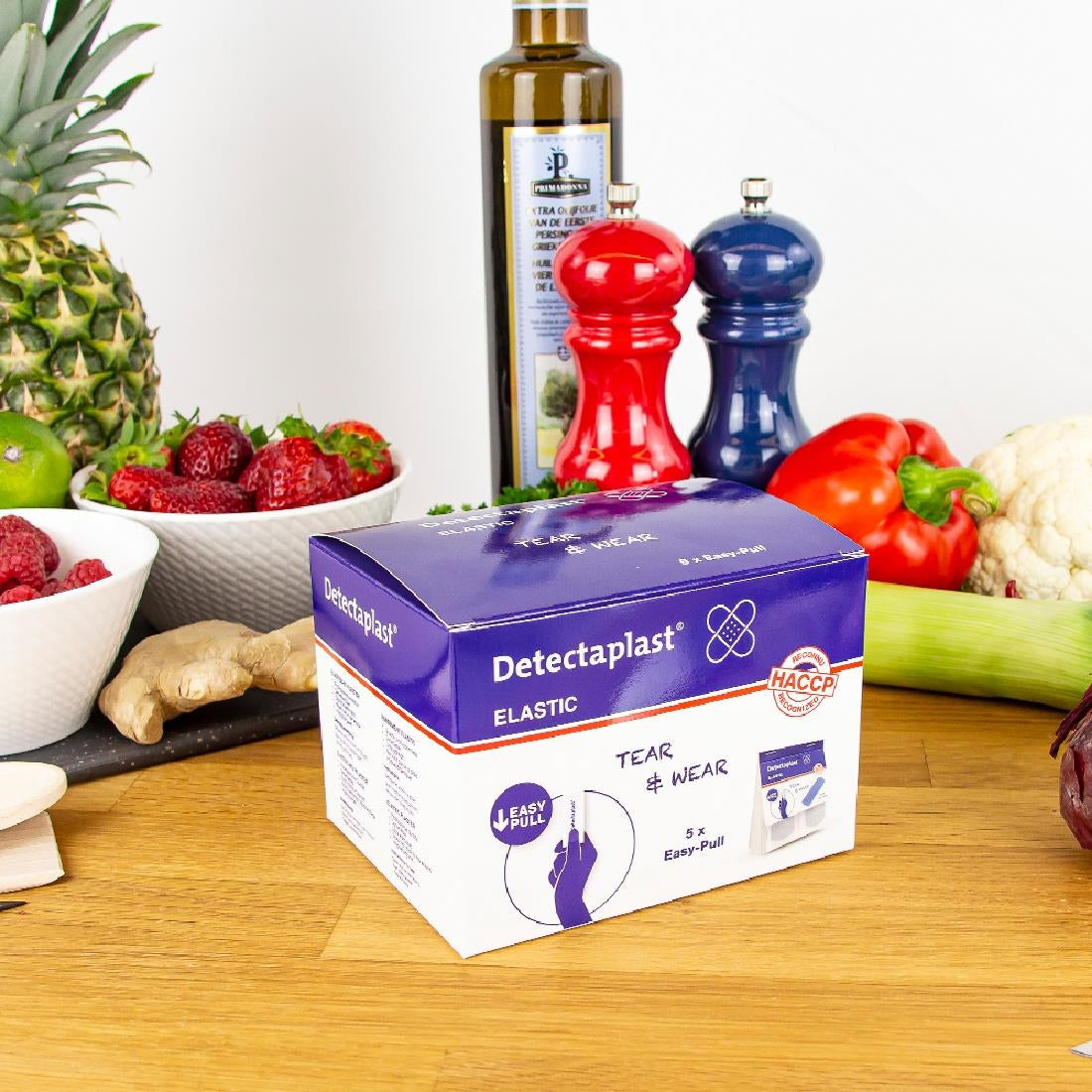 Pansements élastiques Detectaplast 25x72mm (lot de 100)