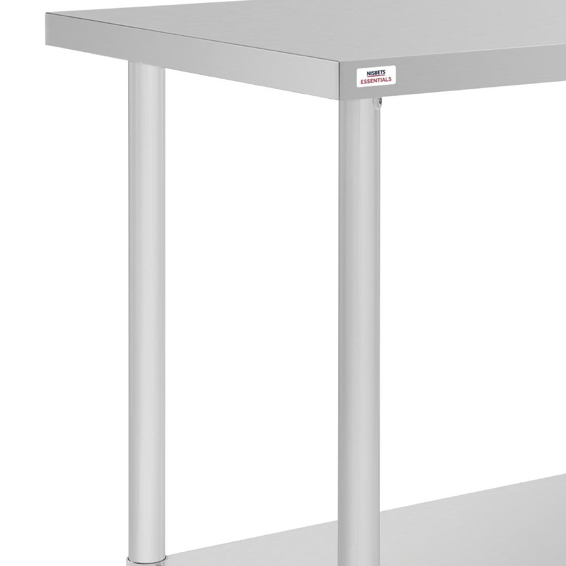 Table inox Nisbets Essentials 80 x 60 cm