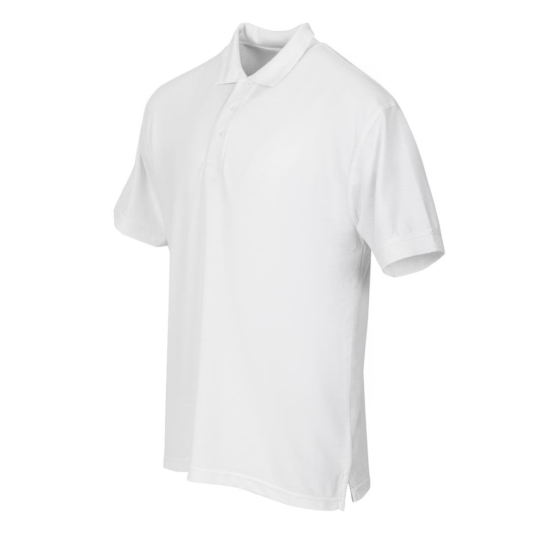 Polo mixte blanc S - NISBETS