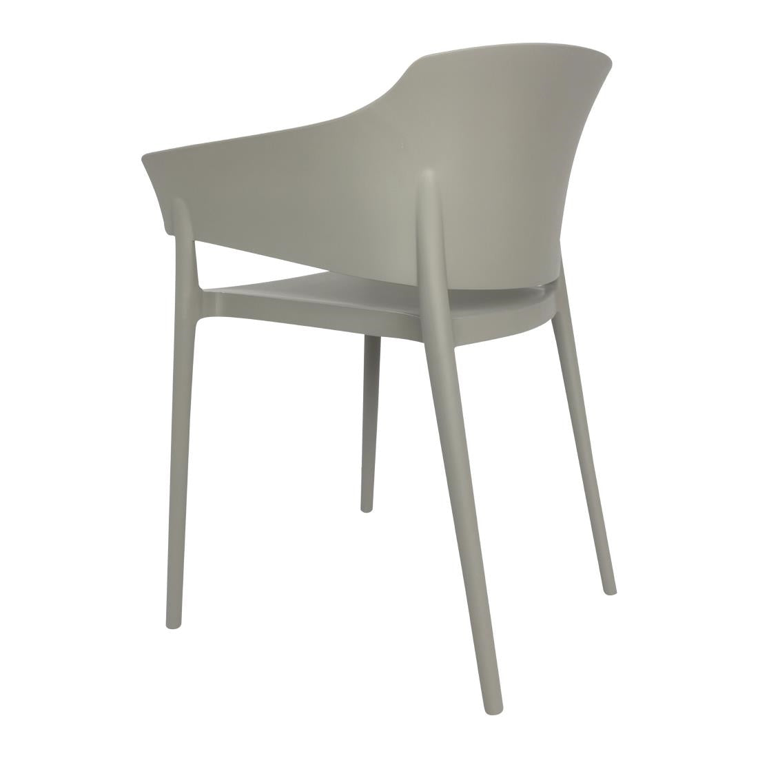 Fauteuils Lorenzo Café Bolero gris (lot de 2)