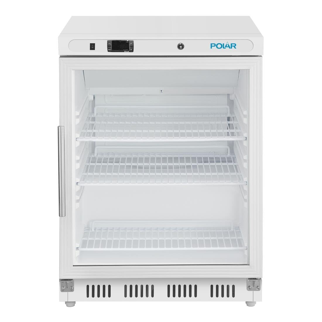 Vitrine réfrigérée positive dessous de comptoir Polar Série C 150L blanc