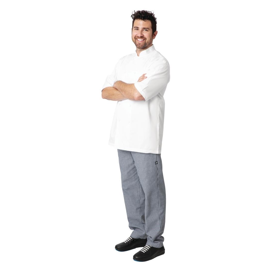 Veste de cuisine mixte blanche Cool Vent Chef Works Montreal - Taille XS