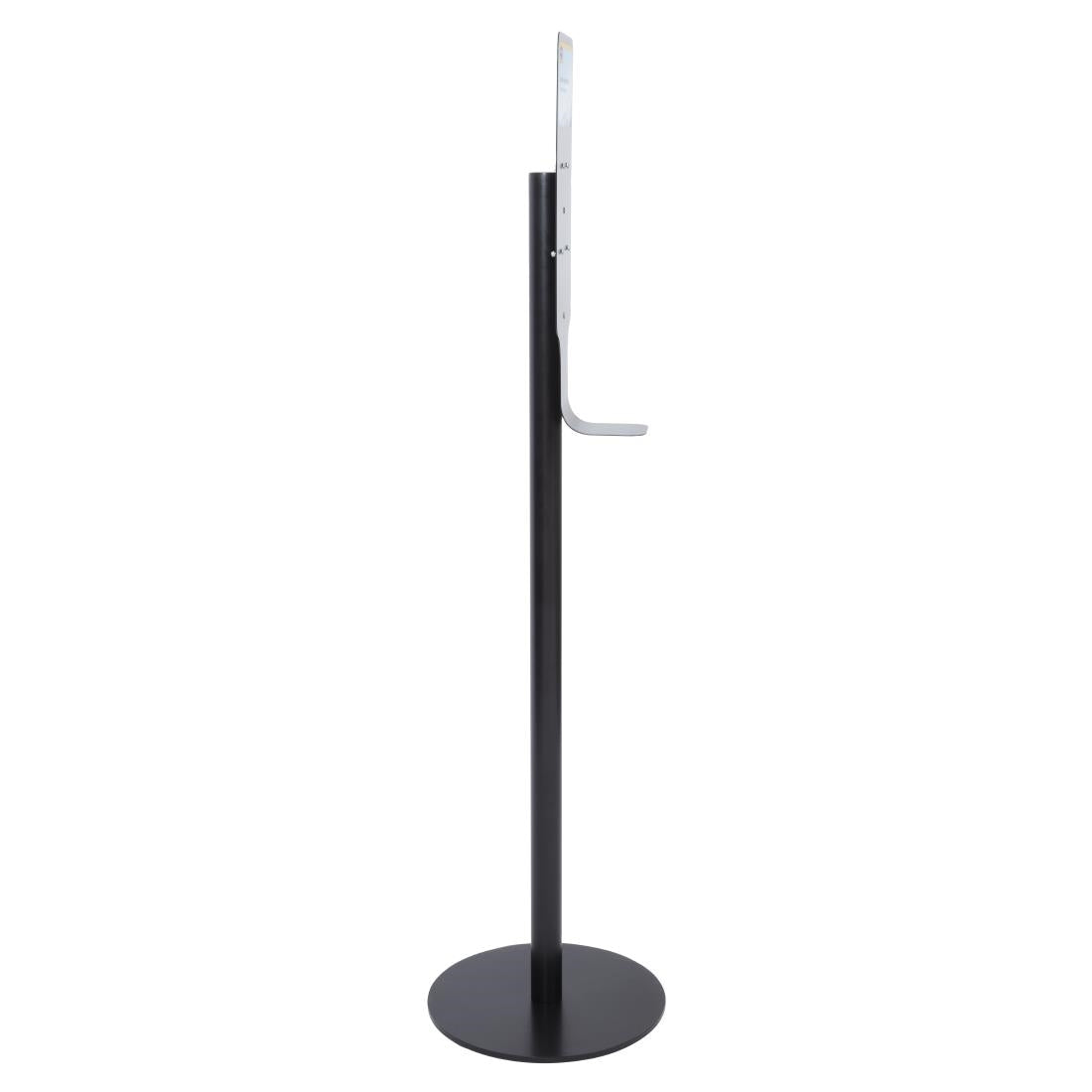 Borne d hygiène noire avec support AutoFoam Rubbermaid - NISBETS