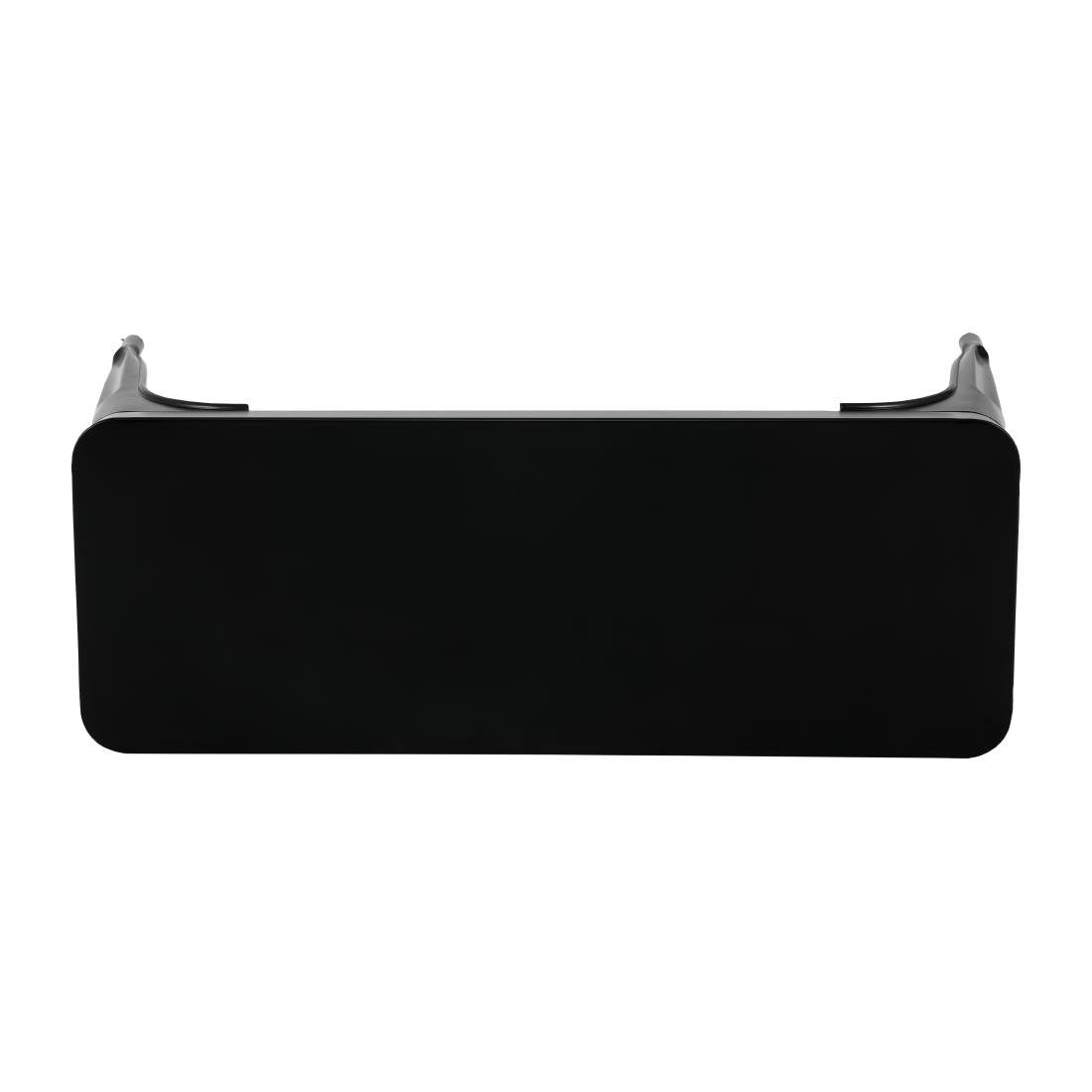 Bancs en métal noir Bolero Bistro 1000 mm (lot de 2) - NISBETS