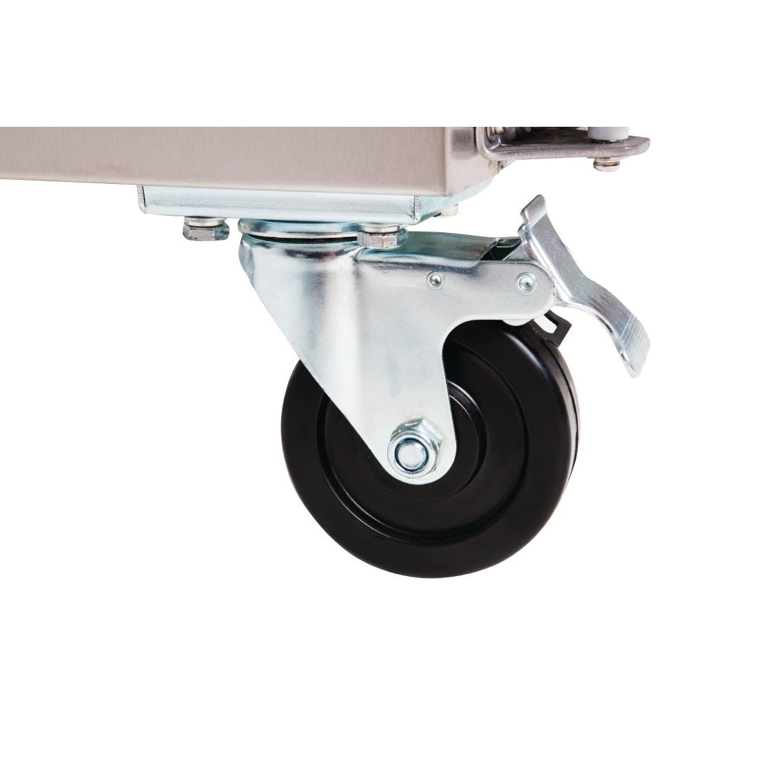 Table réfrigérée positive 2 portes Polar Série U avec dosseret 282L