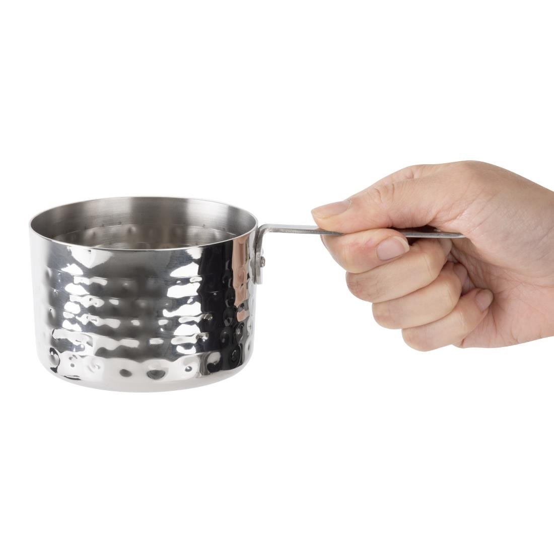 Mini casserole de présentation martelée Olympia 90 mm - NISBETS
