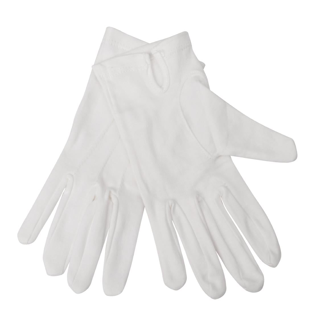 Gants de service pour homme blancs - NISBETS