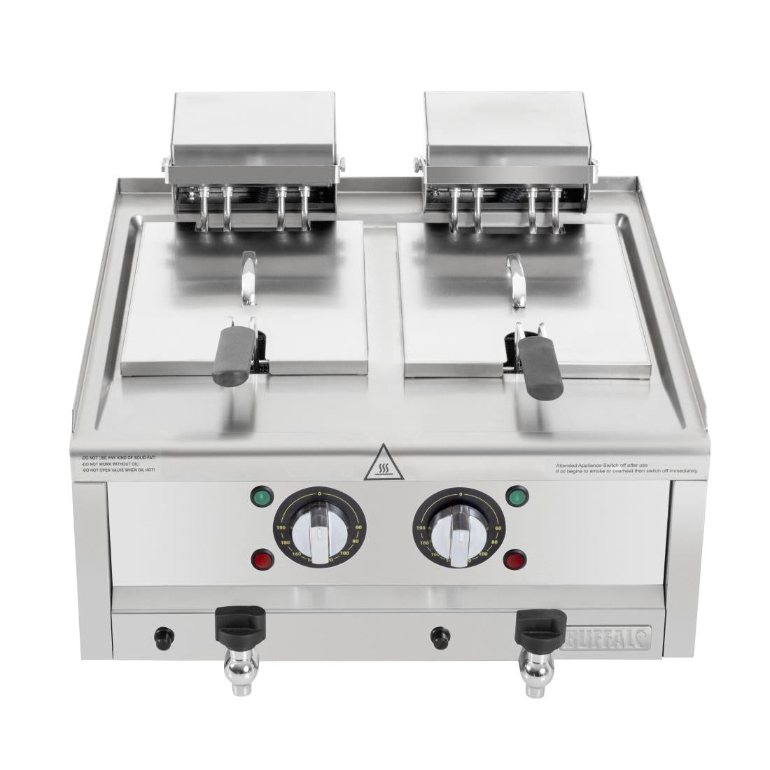 Friteuse électrique double Buffalo Série 600 2 x 8L
