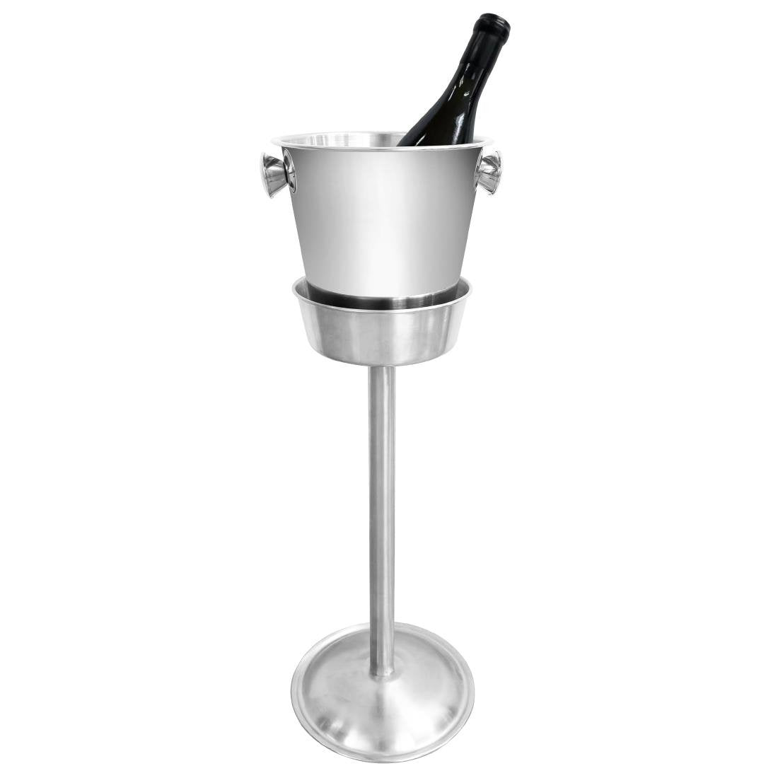 Seau à vin et champagne en acier inoxydable Nisbets Essentials - NISBETS