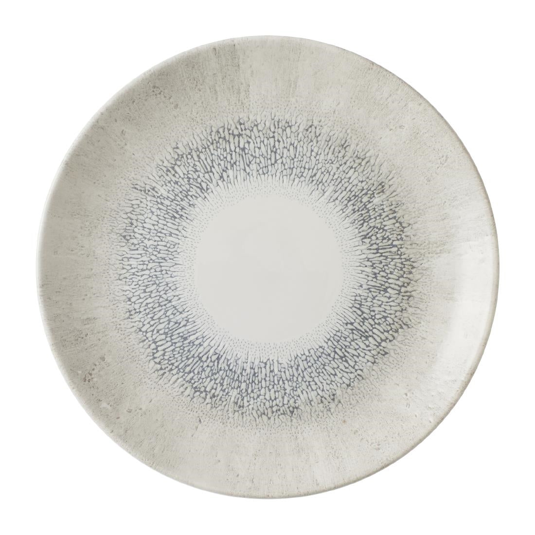 Assiettes rondes Churchill Studio Prints Fusion Grey 260mm (Lot de 12)