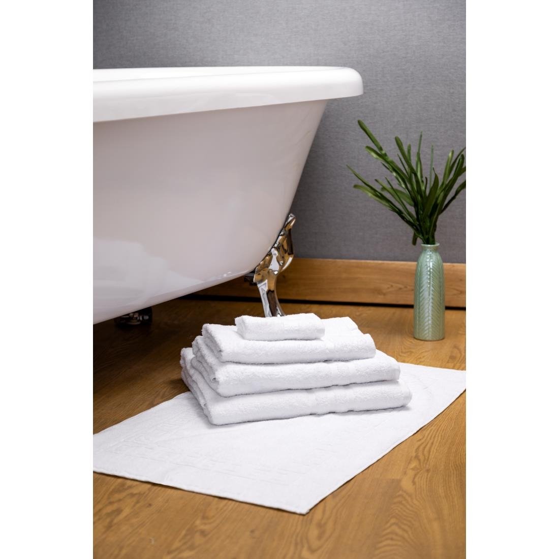 Petites serviettes Mitre Comfort Nova blanches (lot de 10) - NISBETS